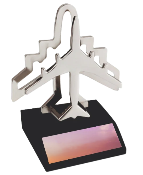 Aeroplane Paperweight/Card Holder